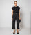 Gigi Cropped Sweater Vest | Black