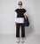 Gigi Cropped Sweater Vest | Black