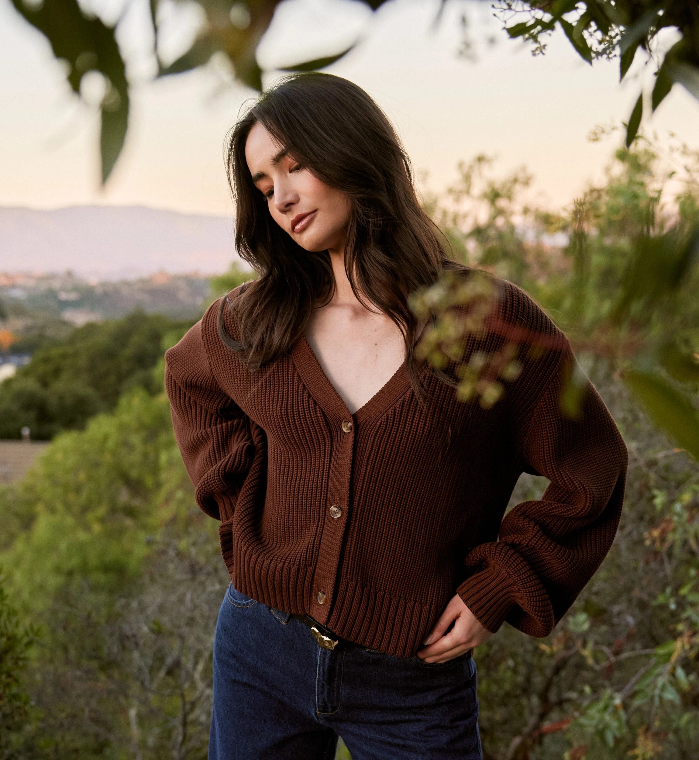Addison Cardigan | Cocoa – Cleobella Addison Cardigan | Cocoa – Cleobella