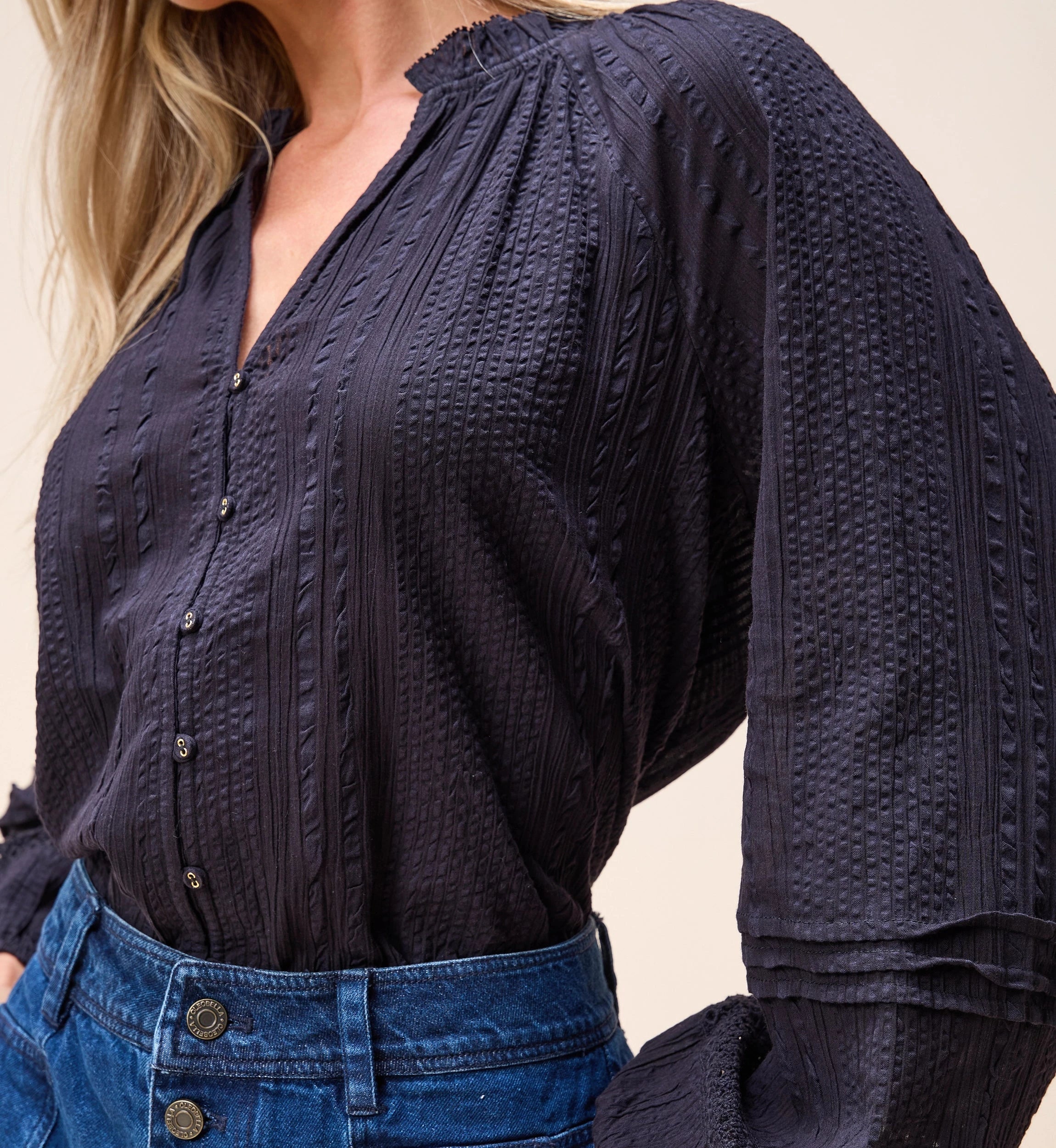 Alicia Blouse | Black – Cleobella Alicia Blouse | Black – Cleobella