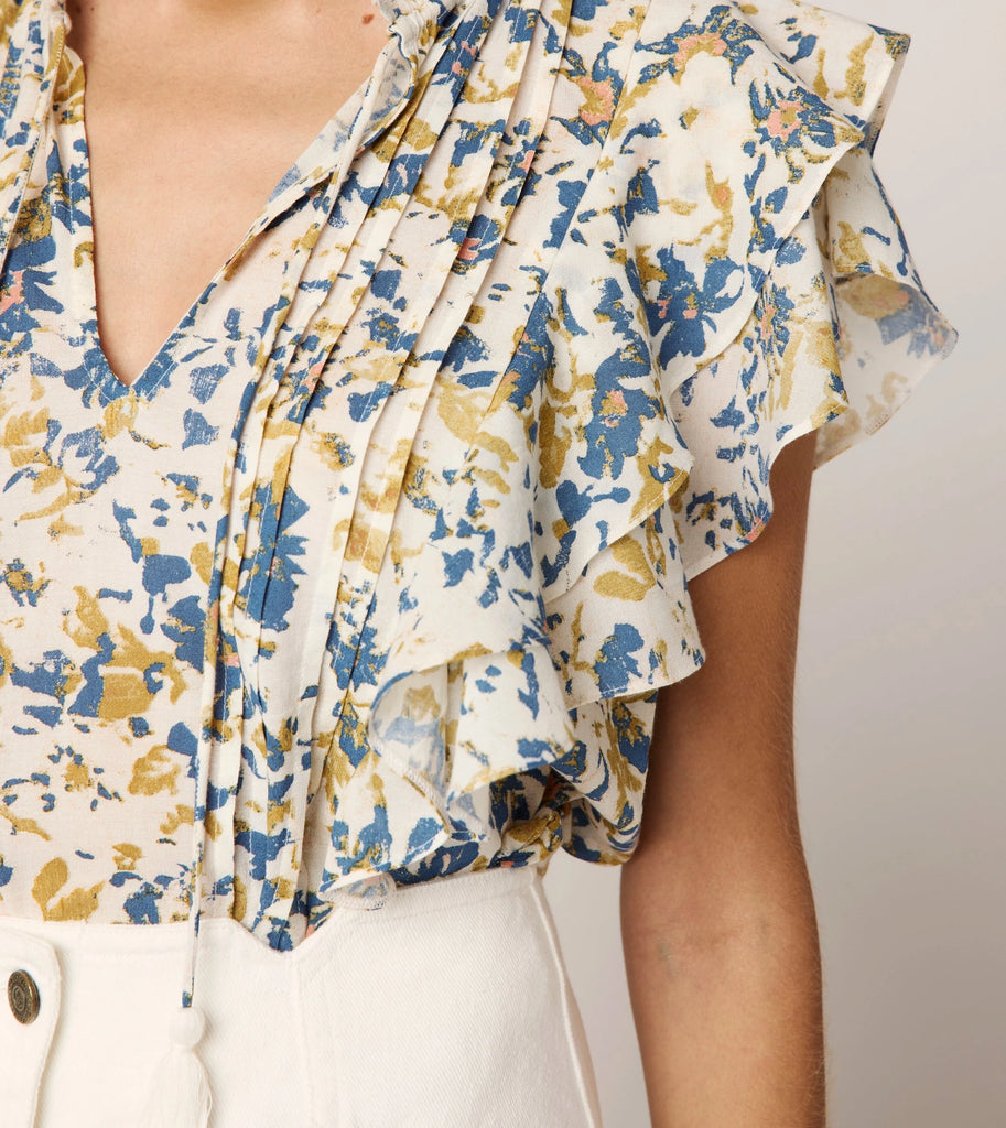 Arista Blouse | Carina Print Tops Cleobella