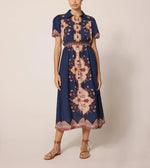 Asha Midi Dress | Navy Lagos Dresses Cleobella