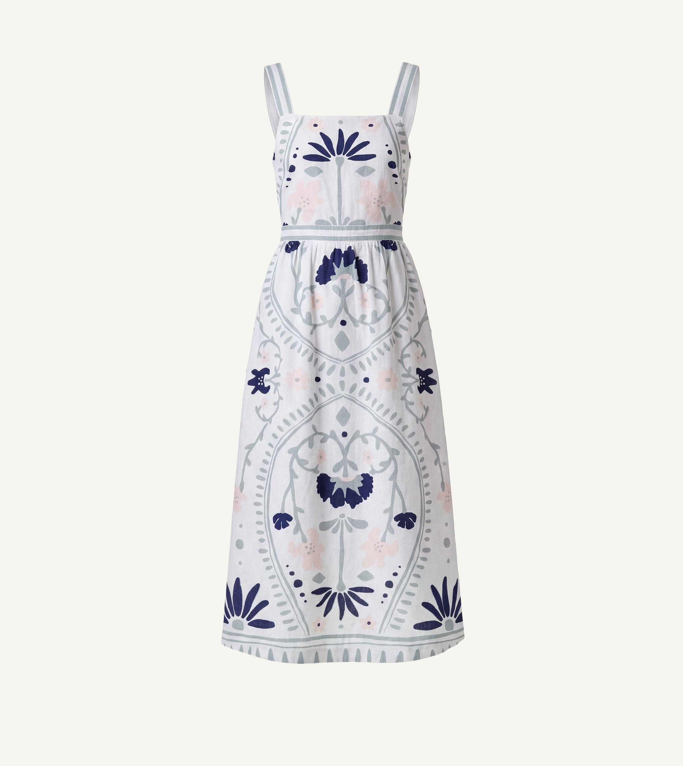 carmen linen dress Buy Hobbs Ivory Brown Carmen Linen Dress from Next USA