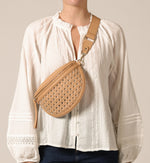 Doris Weave Crossbody | Tan Totes Cleobella
