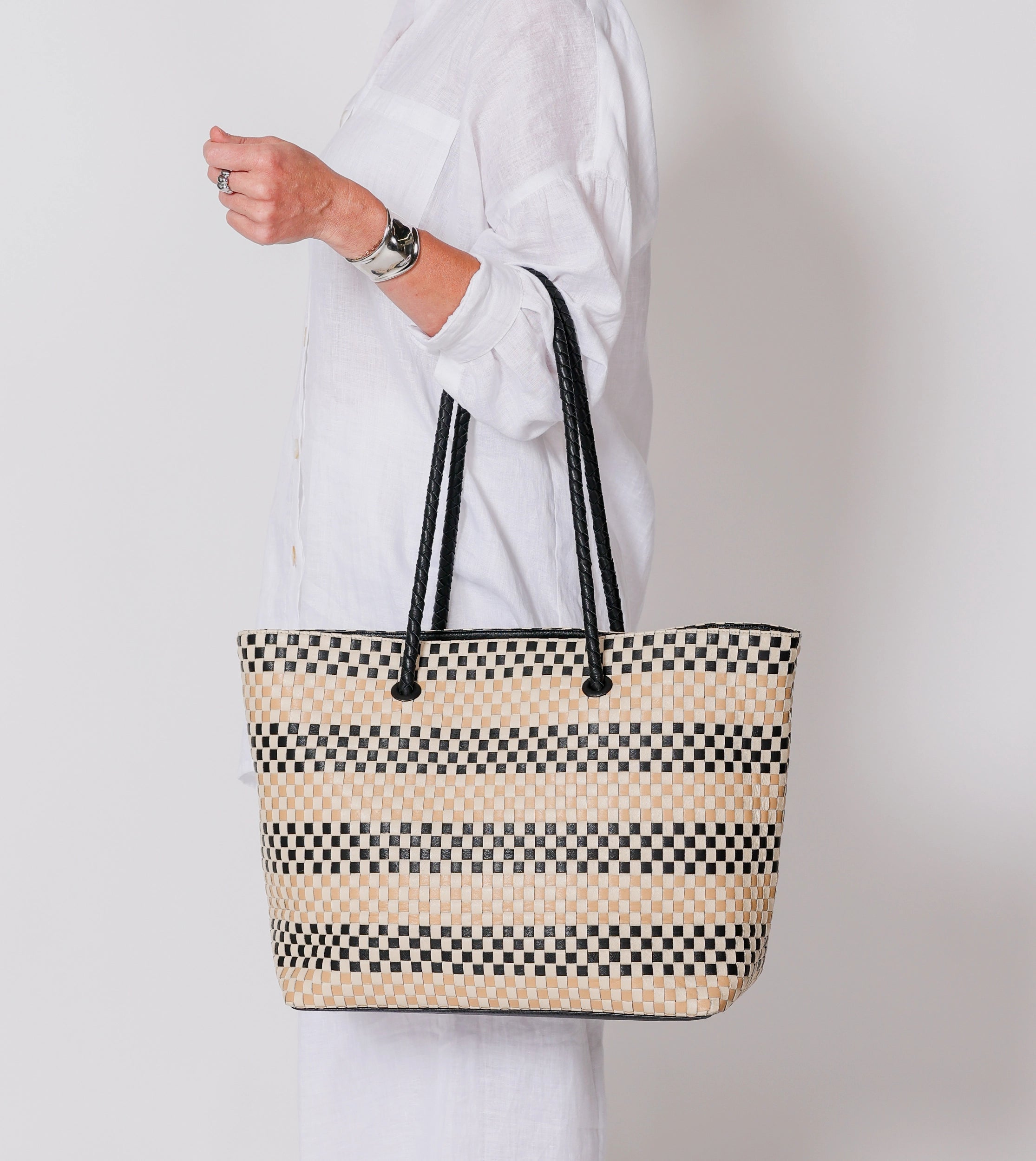 Eugenie Woven Tote Bag Cleobella