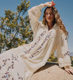 Heidi Midi Dress | Ivory Dresses Cleobella