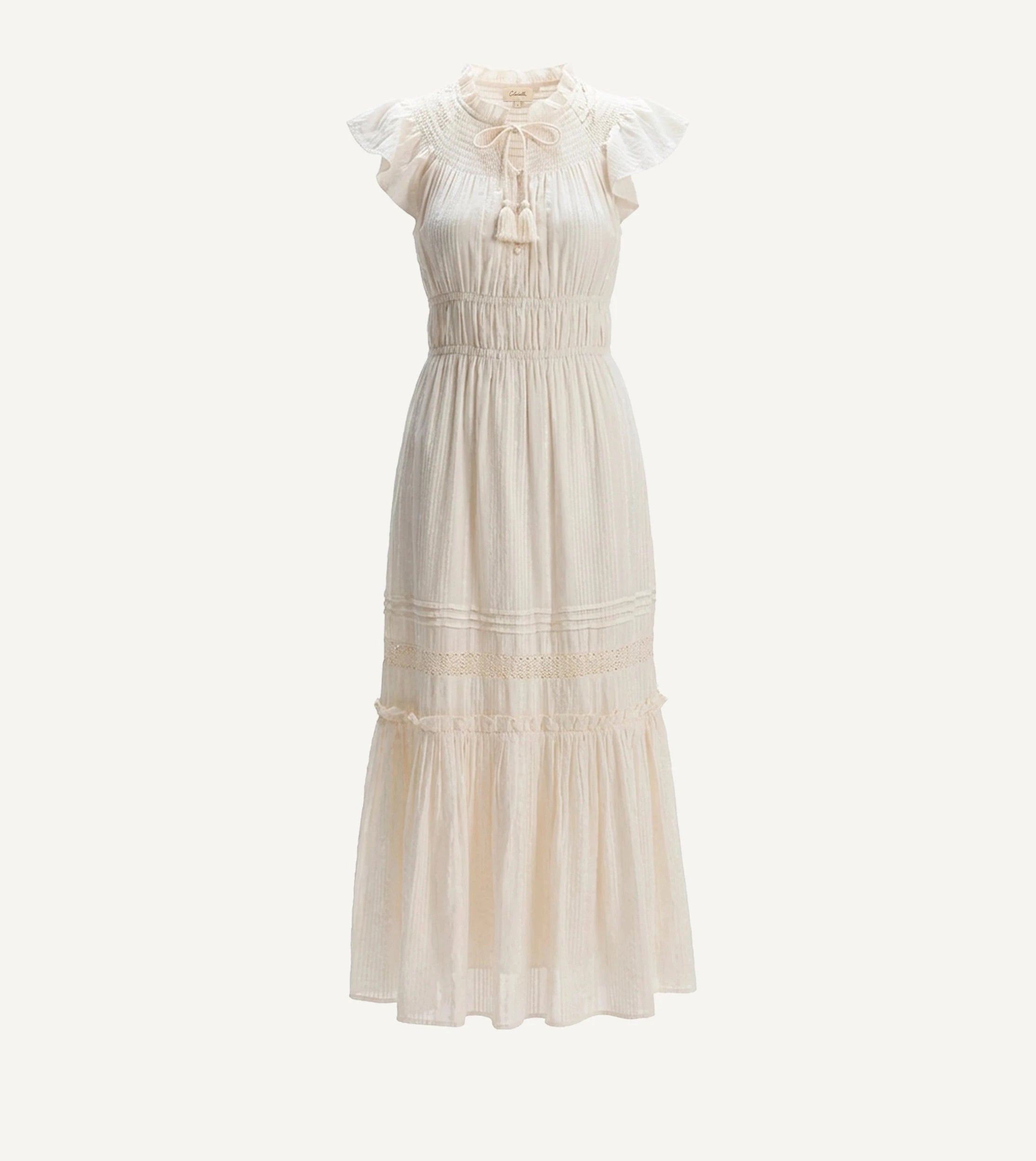 Indira Ankle Dress- Buttercream - M Indira Ankle Dress- Buttercream - M