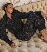 Janna Quilted Sweatpant | Black Multi Bottoms Cleobella