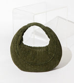 Jerrica Suede Hobo Bag | Dark Green Totes Cleobella