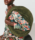 Jerrica Suede Hobo Bag | Dark Green Totes Cleobella