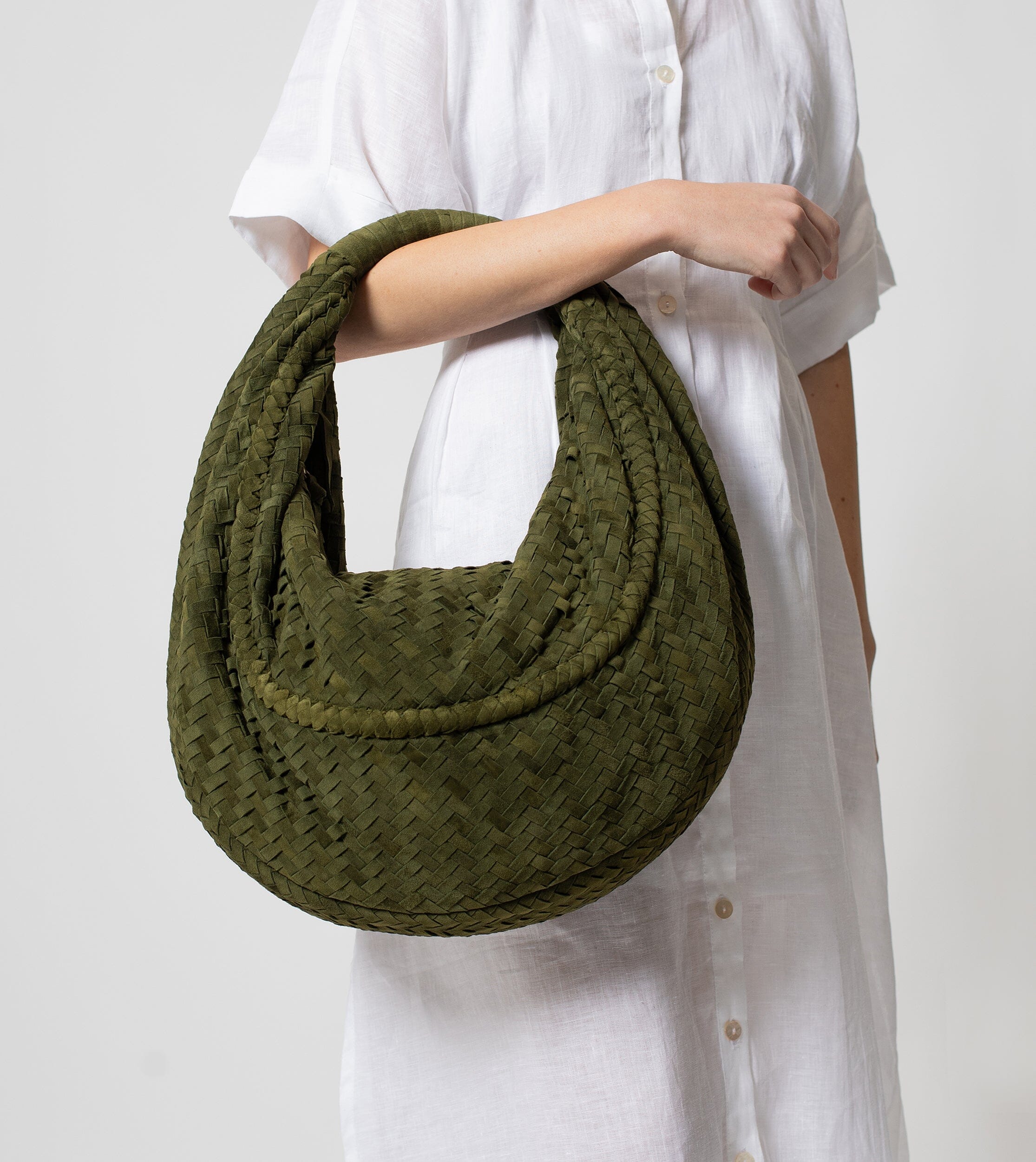 Green shop hobo handbag