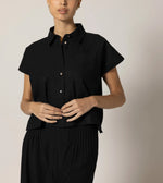 Kalora Blouse | Black Tops Cleobella