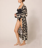 Kendra Kimono | Osaria Black/White Swim-Onepiece Cleobella