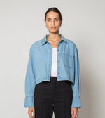 Laurel Blouse | Light Denim Tops Cleobella