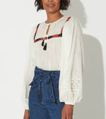 Lena Blouse | Ivory Tops Cleobella