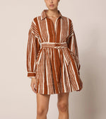 Tiana Mini Dress | Vecchio Stripe Dresses Cleobella