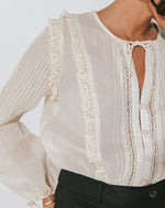 Alessi Blouse | Cream Tops Cleobella