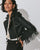 Fringe Leather Jacket | Black Jackets Cleobella