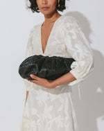 Gigi Woven Clutch | Black Weekenders Cleobella