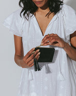Keychain Wallet | Black Leather Totes Cleobella