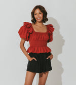Larissa Top | Brick Tops Cleobella | blouses for women | sustainable fashion | ethical clothing |
