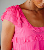 Milana Ankle Dress | Magenta Dresses Cleobella