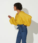 Nerea Blouse | Citrine Tops Cleobella | Sustainable fashion | Sustainable Blouses | Ethical Clothing |