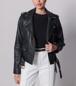 Asher Leather Jacket | Black