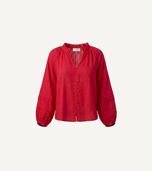 Alicia Blouse | Goji Berry – Cleobella