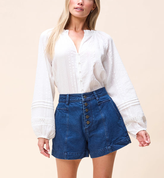 Alicia Blouse | Ivory – Cleobella