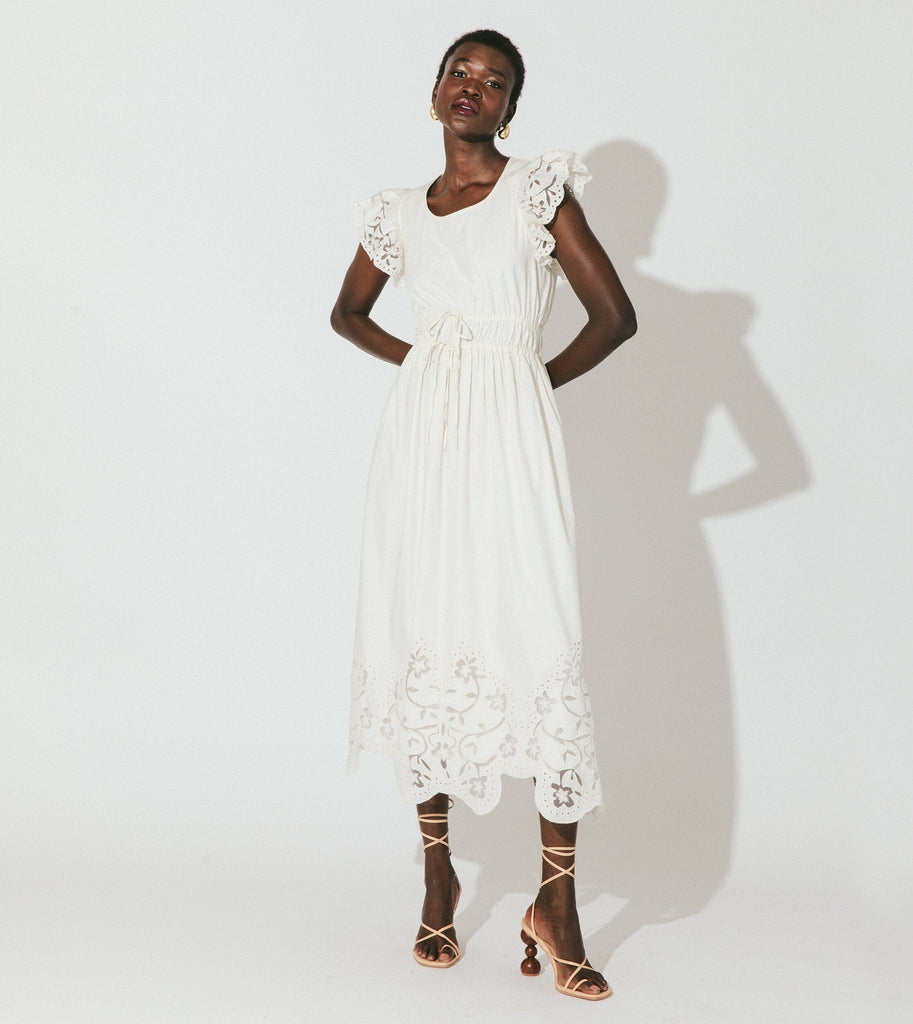Allegra Midi Dress | Ivory Dresses Cleobella 