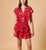 Arden Mini Skirt | Fiore Rosso Bottoms Cleobella 