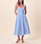 Ardena Ankle Dress | Blue Bonnet Gingham Dresses Cleobella 