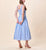 Ardena Ankle Dress | Blue Bonnet Gingham Dresses Cleobella 