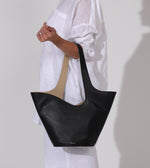 Astrid Tote Bag | Black & Moccasin Totes Cleobella 