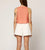 Attina Top | Coral Peach/Ivory Tops Cleobella 