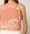 Attina Top | Coral Peach/Ivory Tops Cleobella 
