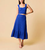 Azure Midi Skirt | Surf the Web Bottoms Cleobella 