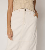 Backus Midi Skirt | Dark Ivory Bottoms Cleobella 