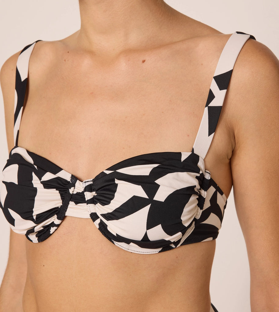 Beckett Top | Osaria Black/White Swim-Top Cleobella 