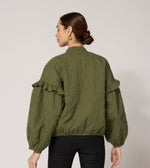 Bobbi Reversible Jacket | Army Green Jackets Cleobella 