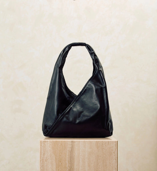ショルダーバッグ・ポシェット Hobo leather messenger bag BLACK bryant-hobo-bag-black-totes-