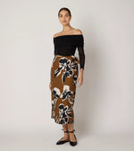 Camilla Midi Skirt | Smoked Clover Bottoms Cleobella 