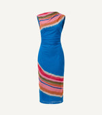 Carrie Midi Dress | Watercolor Stripe Dresses Cleobella 