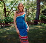 Carrie Midi Dress | Watercolor Stripe Dresses Cleobella 