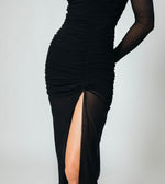 Chantal Mesh Midi Dress | Black Dresses Cleobella 