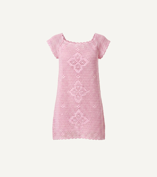 Clementina Mini Dress | Prism Pink Dresses Cleobella 