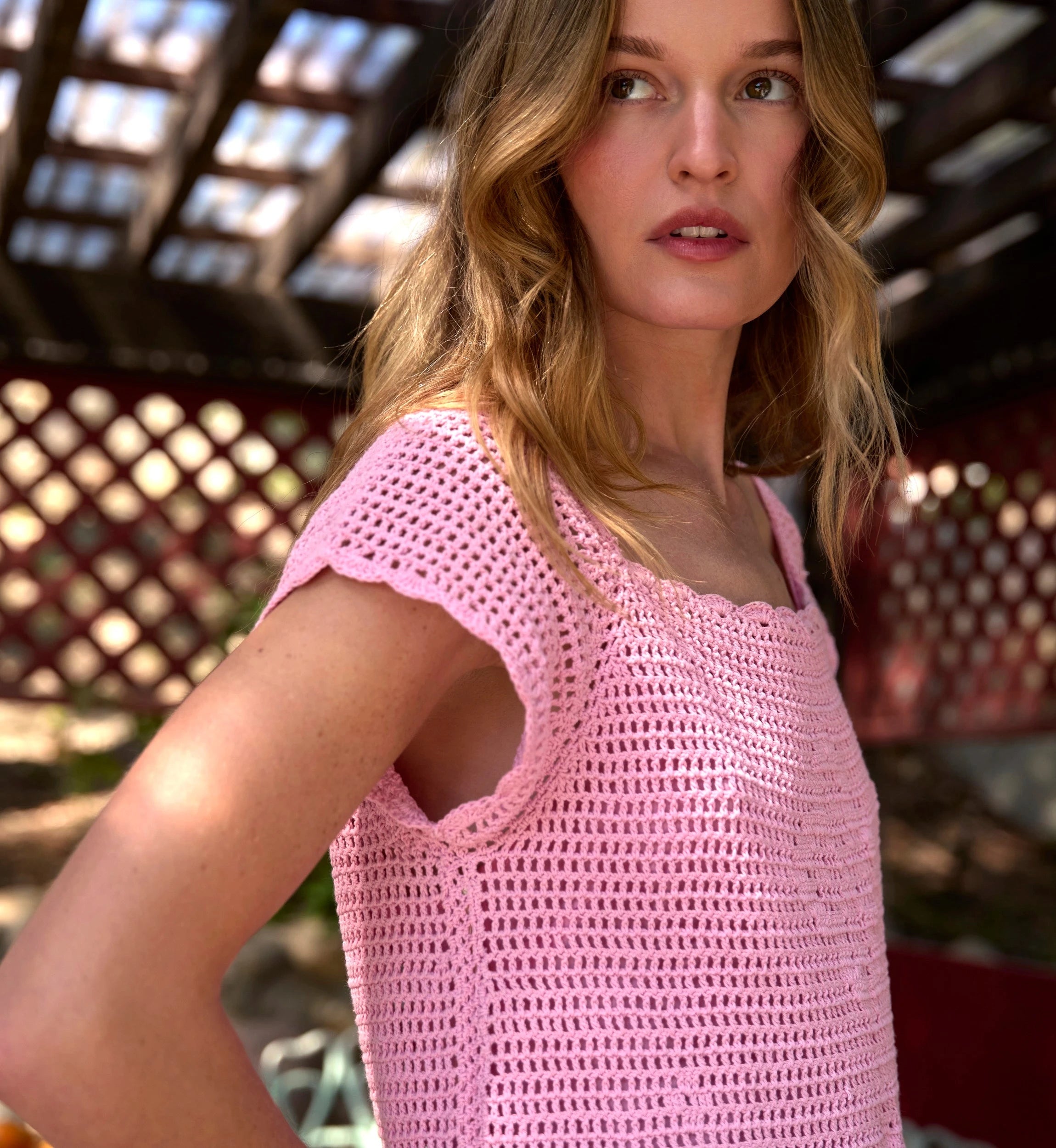 Cleobella Clementina Mini Dress in Pink Cleobella Clementina Mini Dress in Pink