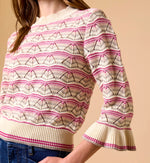 Deedee Sweater | Ivory Multi Tops Cleobella 