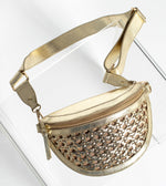 Doris Weave Crossbody | Gold Totes Cleobella 